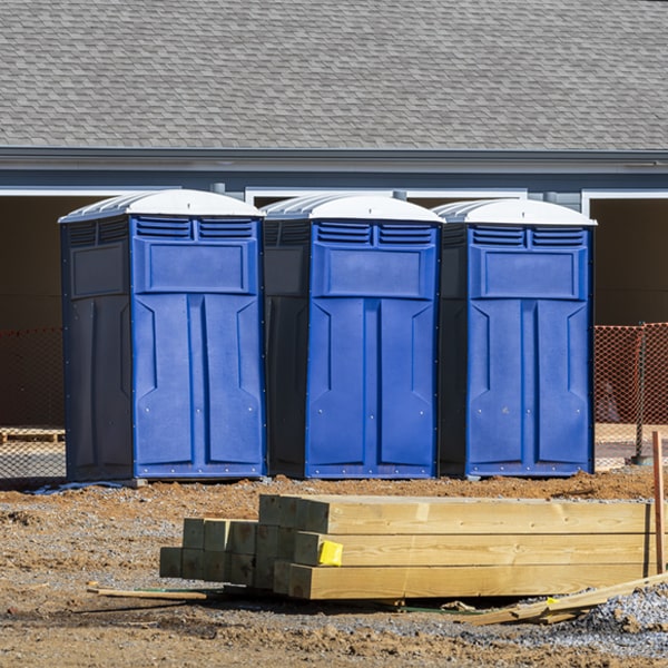 is there a specific order in which to place multiple portable restrooms in Hyrum Utah